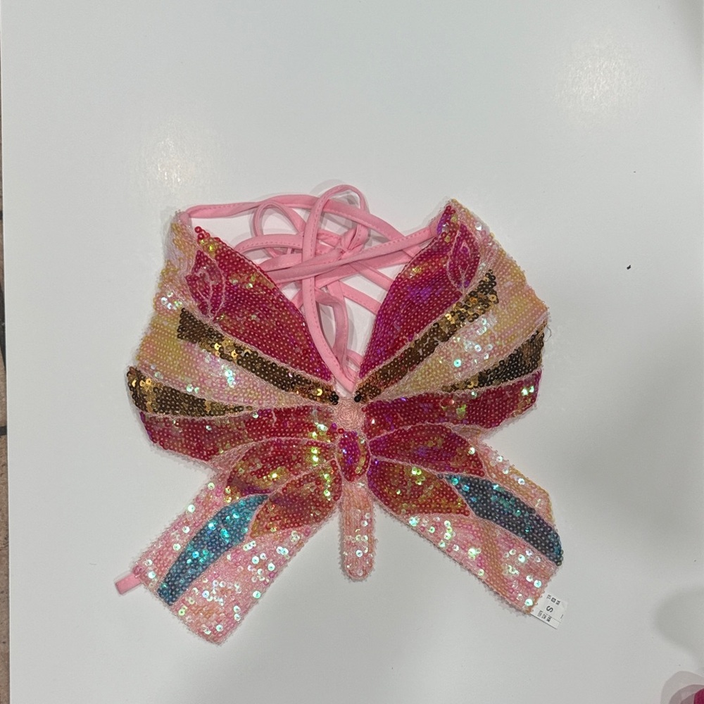 Sequin Butterfly Top